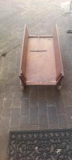 Stevige houten bolderkar met massieve wielen, Ophalen, Gebruikt