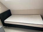 Mooie 1-persoons boxspring 90x200, Huis en Inrichting, Slaapkamer | Bedden, Gebruikt, 90 cm, Eenpersoons, Zwart