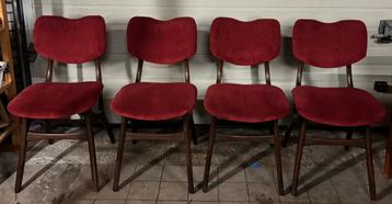Vintage 4x Pynock Wierden stoelen beschikbaar voor biedingen
