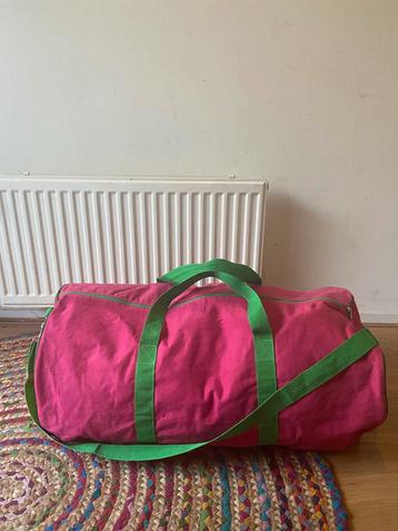 Retro Verkade Roze Reistas / Weekendtas / Sporttas vintage beschikbaar voor biedingen