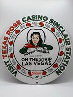 Emaille Bord Las Vegas - Sinclair Reclame, Verzamelen, Ophalen of Verzenden, Gebruikt, Reclamebord