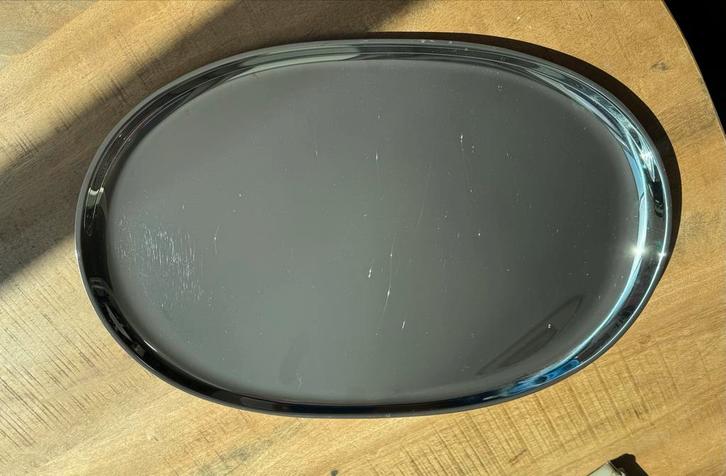Ovale metalen serveerschaal, Huis en Inrichting, Woonaccessoires | Dienbladen, Ovaal, Ophalen of Verzenden