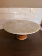 Plateau met marmeren blad, Ophalen, Zo goed als nieuw