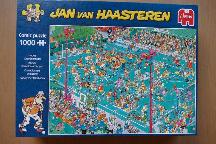 Jan van Haasteren Hockey Kampioenschappen Legpuzzel, Hobby en Vrije tijd, Denksport en Puzzels, Zo goed als nieuw, Legpuzzel, 500 t/m 1500 stukjes