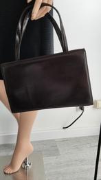 Vintage tas donker bruin, Sieraden, Tassen en Uiterlijk, Tassen | Damestassen, Ophalen of Verzenden, Zo goed als nieuw, Bruin