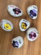 Beschilderde stenen viool viooltjes viooltje, Ophalen of Verzenden, Zo goed als nieuw