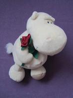 NICI Knuffel NIJLPAARD MET ROOS. 25 CM. WIT **Nieuw**, Ophalen of Verzenden, Nieuw, Overige typen