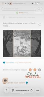 Behang, Huis en Inrichting, Stoffering | Behang, Ophalen of Verzenden, Minder dan 10 m²