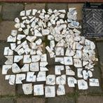 Grote partij antieke tegels, bodemvondst, Antiek en Kunst, Ophalen