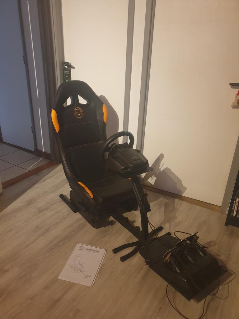 Gaming Stoel met Stuur - Zo goed als nieuw!, Ophalen, Zo goed als nieuw