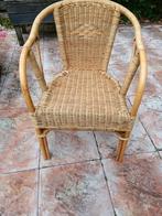 rieten tuin /terras stoeltjes, Tuin en Terras, Ophalen, Zo goed als nieuw, Rotan, Stapelbaar