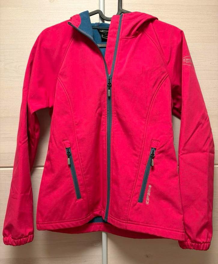 Softshell jas Icepeak maat 152 (11-12jr), Kinderen en Baby's, Kinderkleding | Maat 152, Zo goed als nieuw, Jongen of Meisje, Jas
