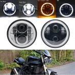 Nieuwe Universele 5 3/4 inch 5,75 inch LED motor koplamp H4, Motoren, Ophalen of Verzenden