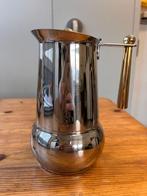 Vintage Guido Bergna Kitty Oro Moka Pot DE(18/10 RVS, 24kt), Ophalen of Verzenden, Gebruikt