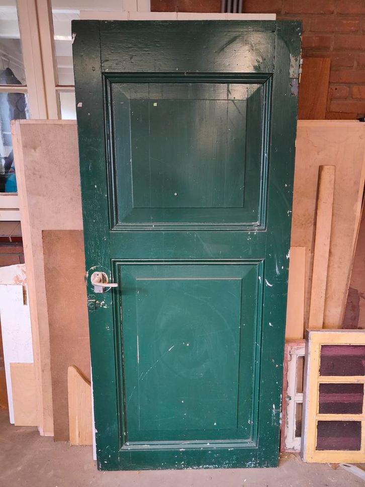 Authentieke deur - 184,5x82,2cm, Doe-het-zelf en Verbouw, Deuren en Horren, Ophalen of Verzenden