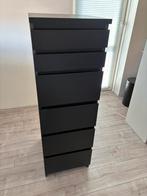 IKEA MALM Ladekast met spiegel, Huis en Inrichting, Kasten | Ladekasten, Ophalen, Minder dan 50 cm, Gebruikt, 5 laden of meer