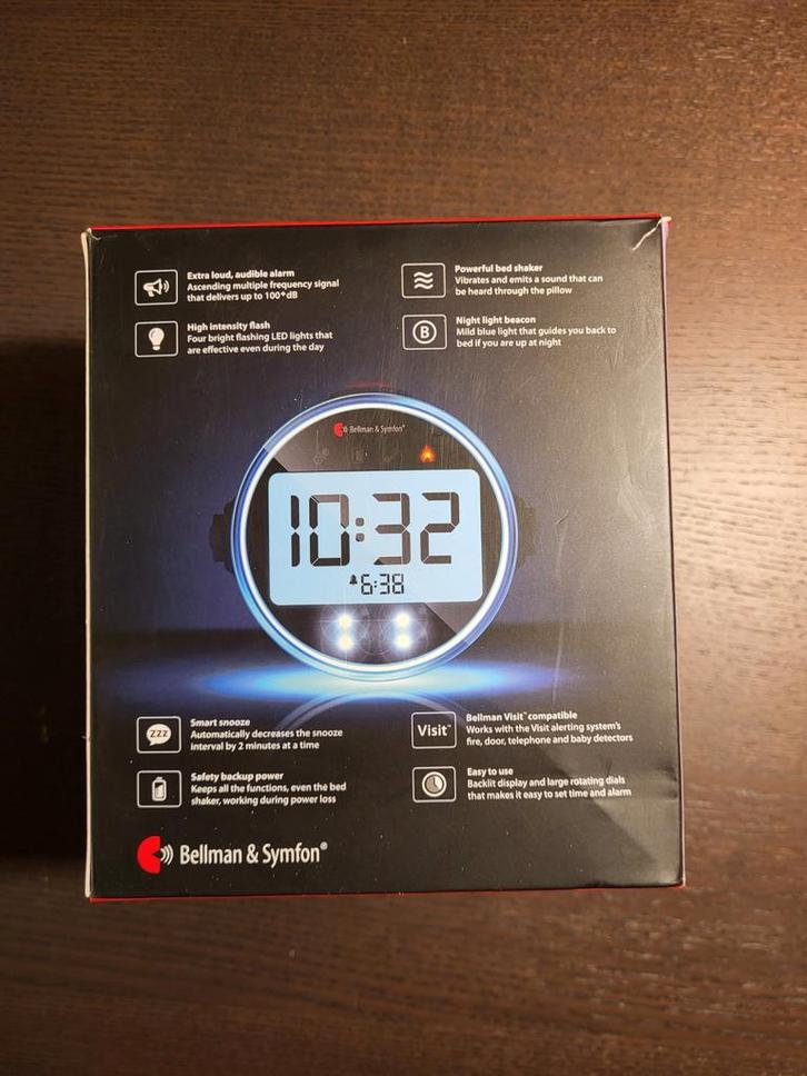 Bellman & Symfon alarm clock, Diversen, Verpleegmiddelen, Ophalen of Verzenden