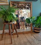 Lucky Vintage antieke brocante gouden spiegel vogels, Antiek en Kunst, Antiek | Spiegels, Ophalen, Rechthoekig, 50 tot 100 cm