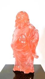 Boedhha beeld in Roze kwarts, Ophalen of Verzenden