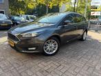 Ford Focus Wagon 1.0 Trend Navi/Clima/Cruise, Auto's, Gebruikt, Zwart, Bluetooth, 3 cilinders