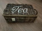 Riviera Maison Rattan Theedoos, Huis en Inrichting, Woonaccessoires | Schalen en Manden, Mand, Nieuw, Ophalen of Verzenden, Riet