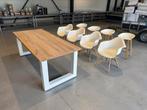 Eetkamertafel, vergadertafel, 200 cm, stoelen, barkrukken, Ophalen, Gebruikt, Dit is onbekend, 50 tot 100 cm