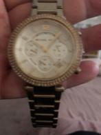 Michael Kors luxe gouden horloge, Overige merken, Gebruikt, Ophalen of Verzenden, Polshorloge