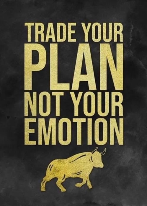 Crypto Trading Canvas Trade your plan (excl. lijst), Huis en Inrichting, Woonaccessoires | Wanddecoraties, Nieuw, Ophalen of Verzenden