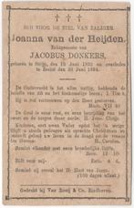 Joanna van der Heijden 1830 Strijp + 1894 Zeelst, 64 jaar, Verzamelen, Bidprentjes en Rouwkaarten, Verzenden