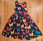 Zomerjurk met vlinders - Maat 140/146, Gebruikt, Meisje, Ophalen of Verzenden, Jurk of Rok