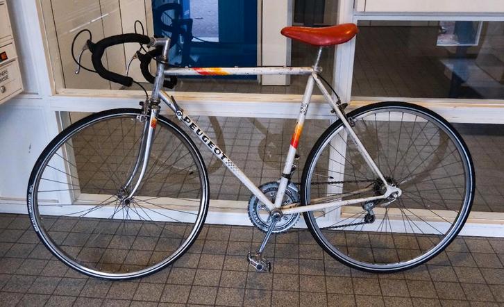 Peugeot racefiets, Fietsen en Brommers, Fietsen | Racefietsen, Gebruikt, Heren, Overige merken, 10 tot 15 versnellingen, Staal