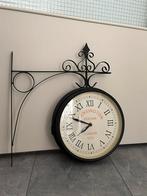 Dubbelzijdige Stationsklok Kensington London 1879, Ophalen, Gebruikt, Analoog, Wandklok