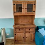 Vintage vitrinekast, Ophalen, Gebruikt, 100 tot 150 cm, 200 cm of meer