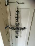 kandelaar hang kaars byzantijns kruis, Huis en Inrichting, Woonaccessoires | Kandelaars en Kaarsen, Ophalen of Verzenden, Overige materialen