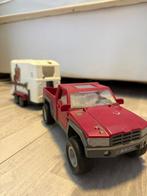 Schleich paarden trailer met wagen, Ophalen, Zo goed als nieuw