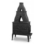 GEZOCHT    DOVRE OPZETSTUKKEN HOUTKACHEL, Ophalen, Gebruikt, Hout, Houtkachel