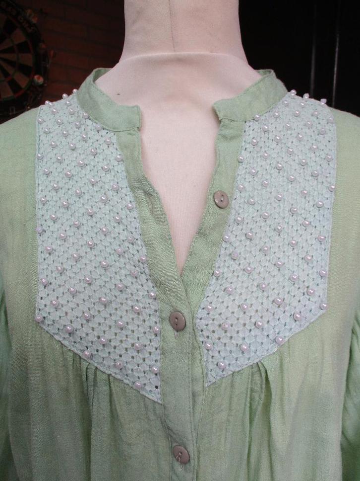 Chloé size M, Kleding | Dames, Blouses en Tunieken, Zo goed als nieuw, Maat 38/40 (M), Groen, Verzenden