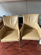 6 eethoek stoelen van bert plantagie, Huis en Inrichting, Stoelen, Ophalen, Gebruikt, Overige kleuren, Leer