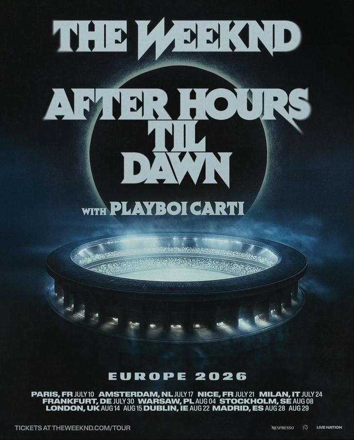 The Weeknd | After Hours Til Dawn Tour | Tickets x2, Tickets en Kaartjes, Concerten | Overige, Twee personen, Juli