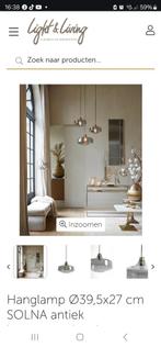 Moderne hanglamp SOLNA van Light & Living - glazen
lampenkap, Huis en Inrichting, Woonaccessoires | Spiegels, Ophalen of Verzenden