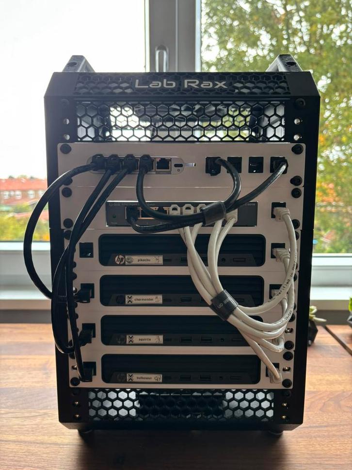 Homelab 3x HP EliteDesk Mini 800 G6 / 96 GBRAM / 2.5Gps NIC, Computers en Software, Desktop Pc's, Ophalen