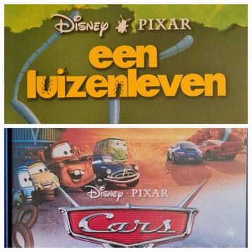Disney Pixar DVD's - Een Luizenleven of Cars beschikbaar voor biedingen