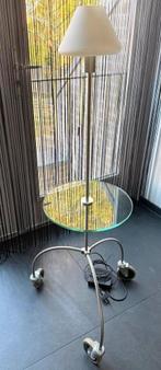 JAN DES BOUVRIE QUASAR DESIGN LAMP OP WIELEN, Ophalen, Zo goed als nieuw, Minder dan 100 cm, DESIGN