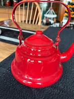Rode Emaille Theepot, Antiek en Kunst, Antiek | Emaille, Ophalen
