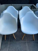 Kuipstoelen wit 4 stuks, Huis en Inrichting, Stoelen, Ophalen, Gebruikt, Wit, Vier