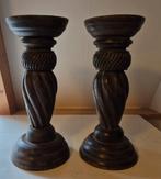 2 kandelaars, Ophalen of Verzenden, Zo goed als nieuw, 25 tot 50 cm