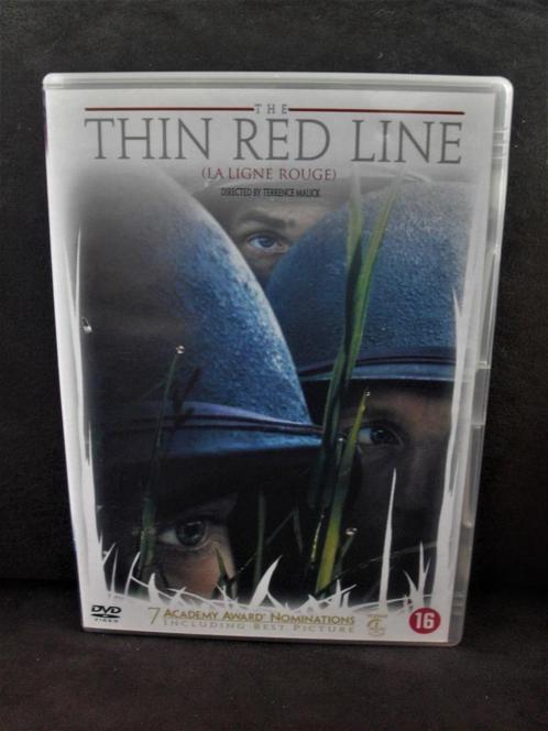 The Thin Red Line (originele dvd) George Clooney, Cd's en Dvd's, Dvd's | Actie, Zo goed als nieuw, Oorlog, Vanaf 16 jaar, Ophalen of Verzenden