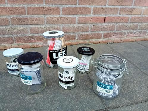6 kletspotten, voor uren plezier, Diversen, Rommelmarktspullen, Zo goed als nieuw, Ophalen of Verzenden