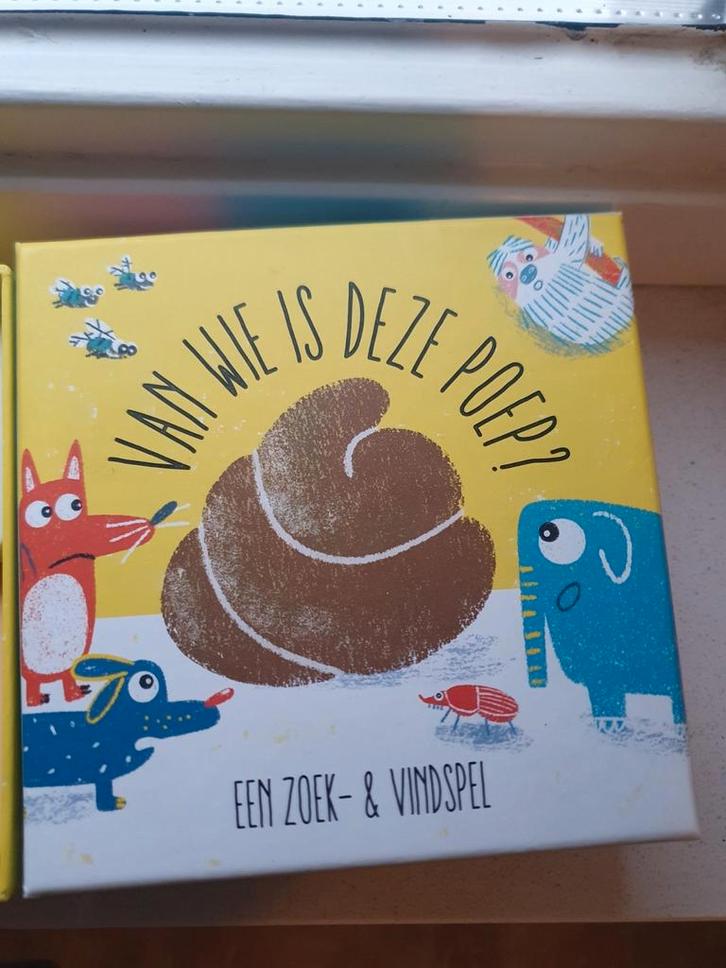 Van wie is deze poep? Memory spel, Hobby en Vrije tijd, Gezelschapsspellen | Overige, Zo goed als nieuw, Een of twee spelers, Drie of vier spelers