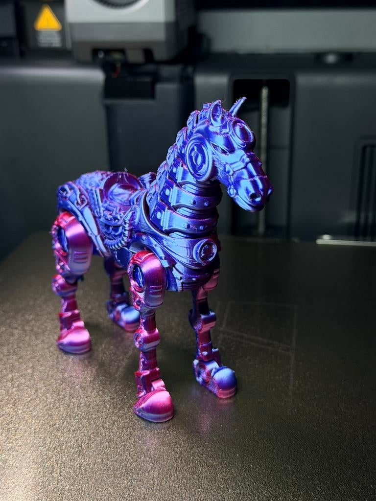 Cyber Horse – Futuristisch 3D Geprint Paard | Flexi, Ophalen of Verzenden, Nieuw, Overige soorten
